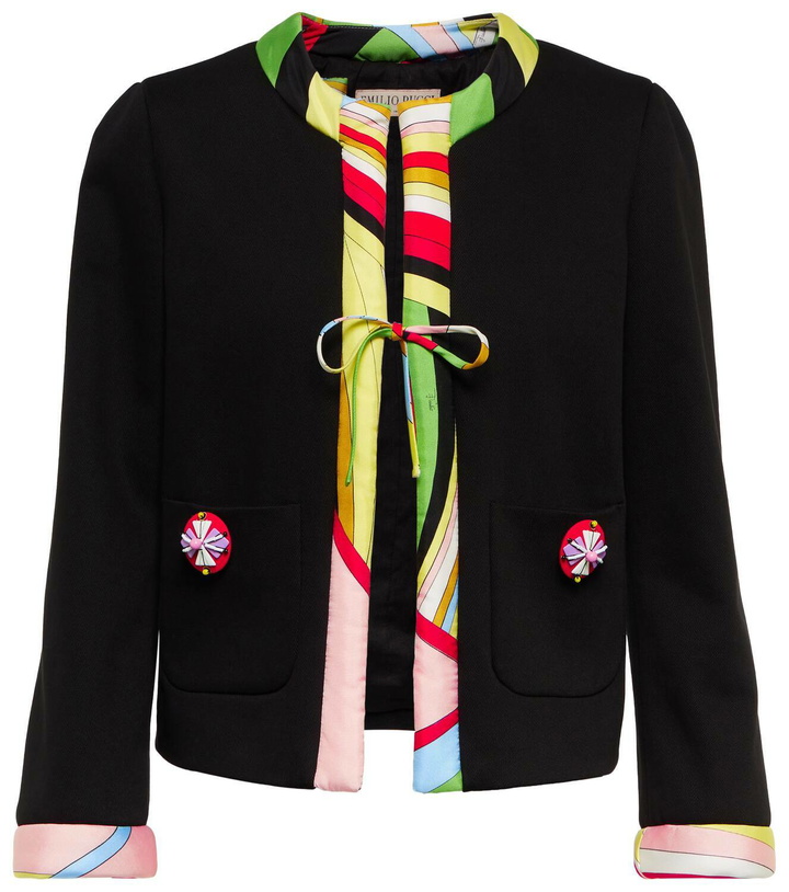 Photo: Pucci Trimmed cotton jacket