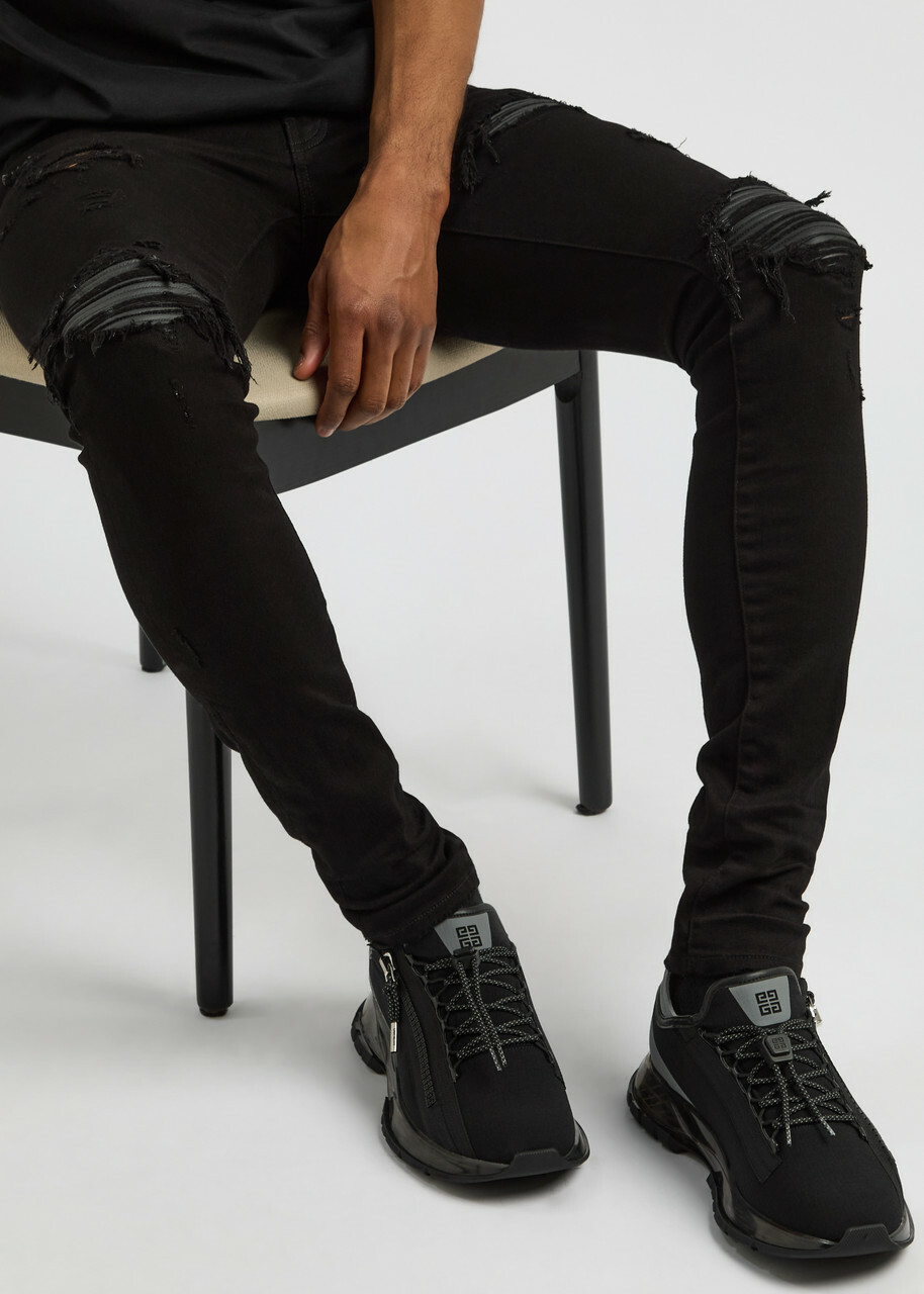 Givenchy Spectre Panelled Nylon Sneakers Black