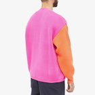 Garbstore Men's Neon Beacon Cardigan in Pink