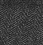 Ermenegildo Zegna - 8cm Herringbone Silk, Wool and Cashmere-Blend Tie - Gray