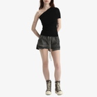 Rick Owens DRKSHDW Women's Fog Boxer Shorts in Darkdust