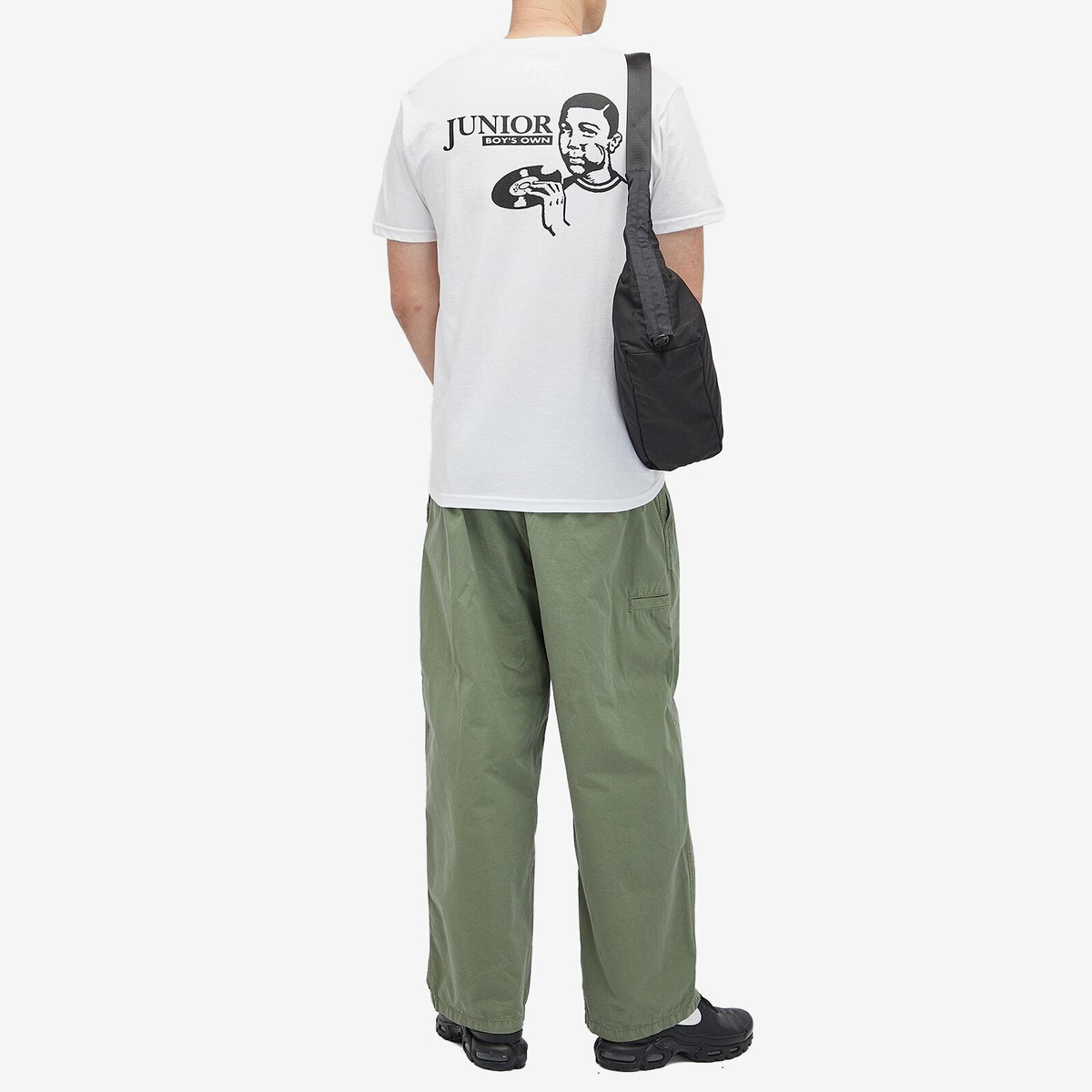 Boys Own Men's Classic Junior Logo Print T Shirt in White