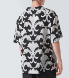 Valentino Printed silk bowling shirt