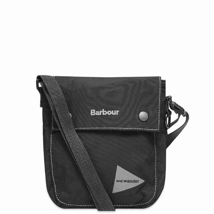 Photo: Barbour x and wander Shoulder Pouch in Black