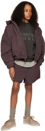 Essentials Kids Purple Full Zip Jacket