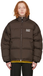 Axel Arigato SSENSE Exclusive Brown Down Observer Puffer Jacket