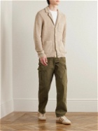 Alex Mill - Straight-Leg Garment-Dyed Panelled Cotton-Canvas Cargo Trousers - Green