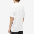 Comme Des Garçons Homme Men's Multi Patch Zip T-Shirt in White/Khaki Mix