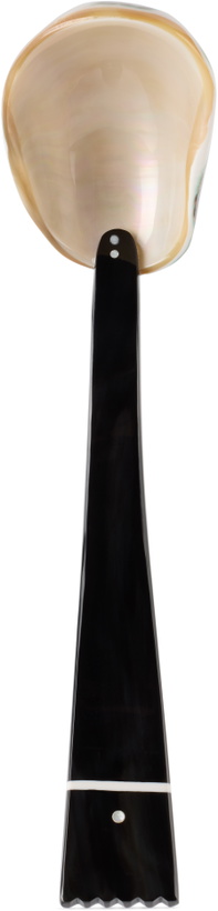 Photo: Gohar World Black Pearl & Horn Serving Spoon