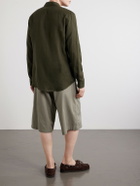 Orlebar Brown - Giles Linen Shirt - Green