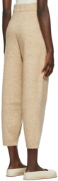 AMOMENTO Beige Knit Lounge Pants