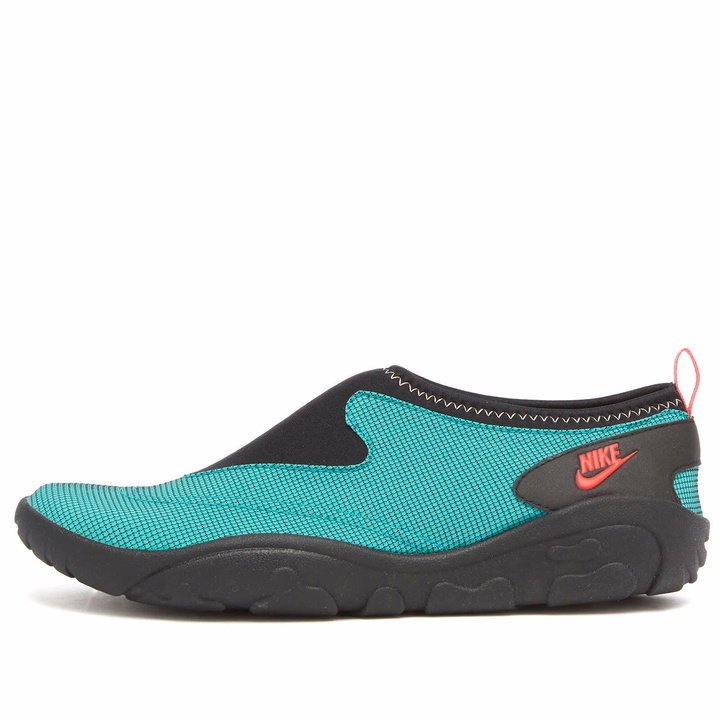 Photo: Nike Men's Aqua Turf Sneaker in Green/Scarlet/Coral