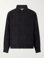 Kartik Research - Embellished Linen Blouson Jacket - Black