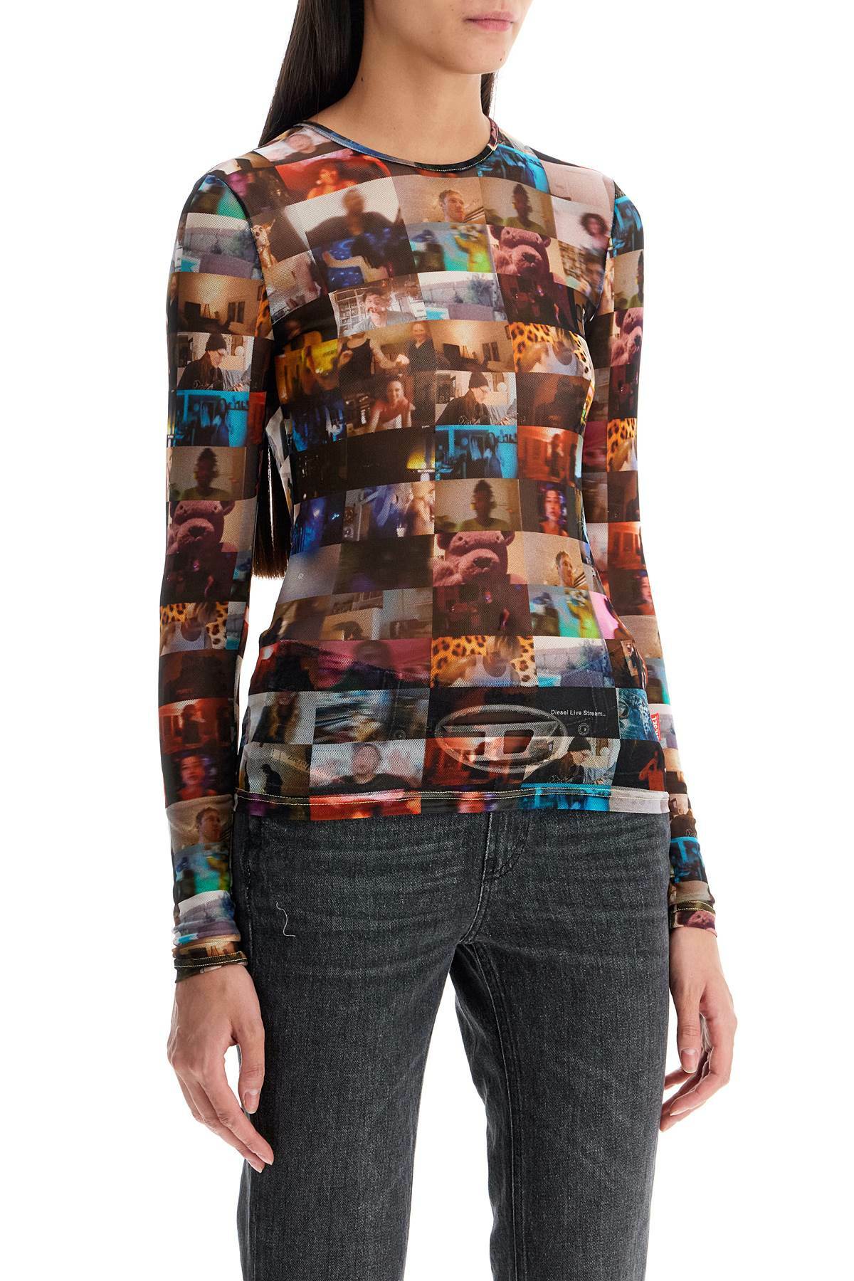 DIESEL "top t-lixy Multicolor