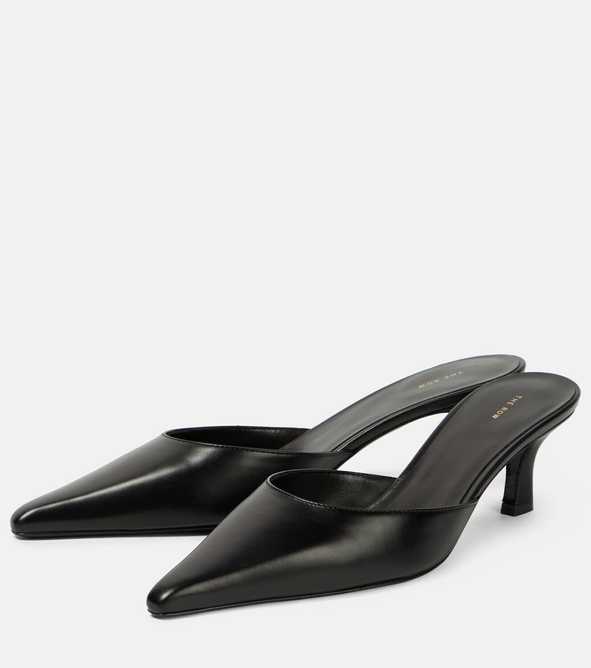 The Row Cybil leather mules