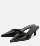 The Row Cybil leather mules
