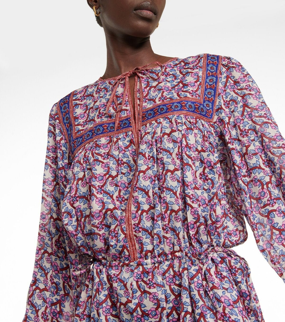 Marant Etoile Bicolor Cotton Casual Dress main image 0