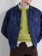 Aimé Leon Dore - Striped Denim Jacket - Blue