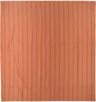 Dusen Dusen Orange & Purple Terracotta Stripe Duvet Set, Full/Queen