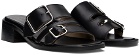 A.P.C. Black Aly Heeled Sandals