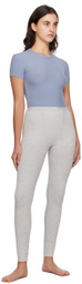 SKIMS Blue Soft Lounge Cropped T-Shirt