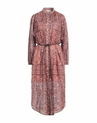 Zimmermann Womens Midi dress in Salmon pink