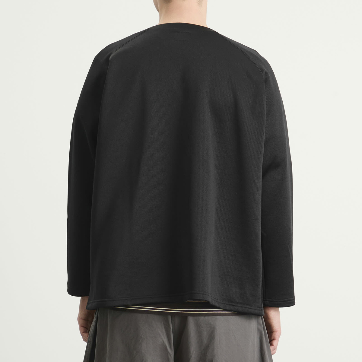 Needles Men's Bright Jersey Cardigan in Black