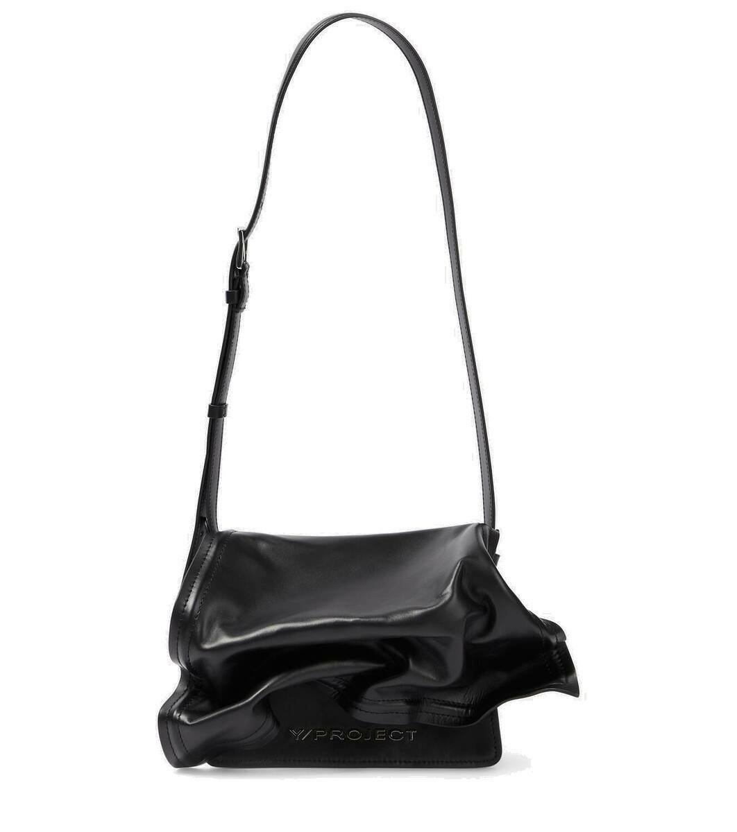 Photo: Y/Project Wire Small leather crossbody bag
