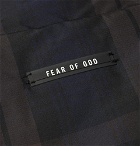 Fear of God - Oversized Reversible Checked Nylon Gilet - Black