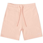 A.P.C. Men's Item Jersey Short in Peach