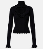 Balenciaga Heart cotton-blend top