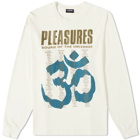 Pleasures Men's Long Sleeve Universe T-Shirt in Natural