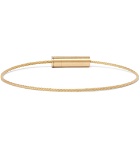 Le Gramme - Le Câble 7 Brushed 18-Karat Gold Bracelet - Gold