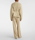 Extreme Cashmere N°384 Ginza belted cashmere cardigan