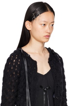 Marland Backus SSENSE Exclusive Silver Bow Hair Clip Set