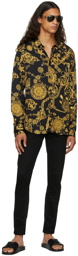 Versace Jeans Couture Black Regalia Baroque Shirt