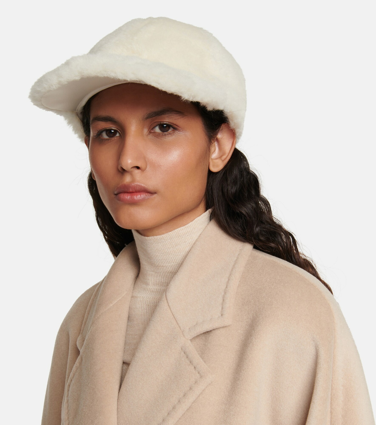 Max Mara - Gimmy alpaca, wool and silk baseball cap Max Mara