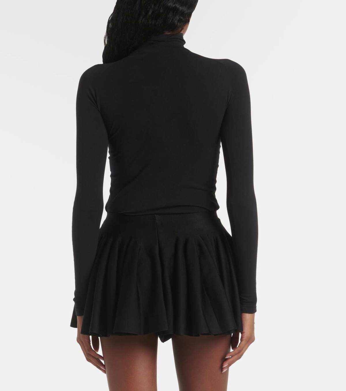 Alaïa Godet pleated shorts