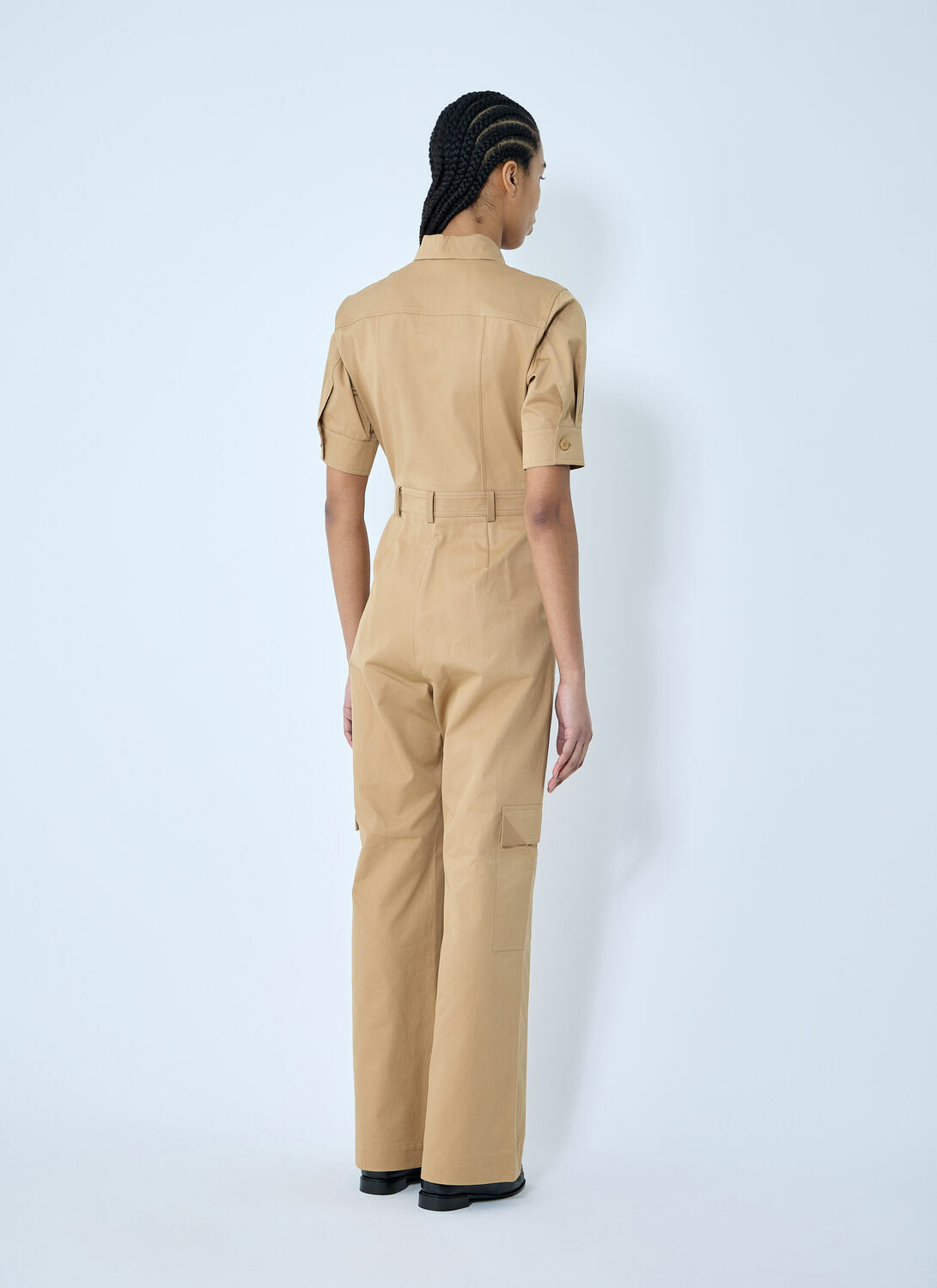 Max Mara Cotton Tailored Jumpsuit