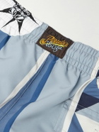 LOEWE - Paula's Ibiza Straight-Leg Mid-Length Printed Swim Shorts - Blue