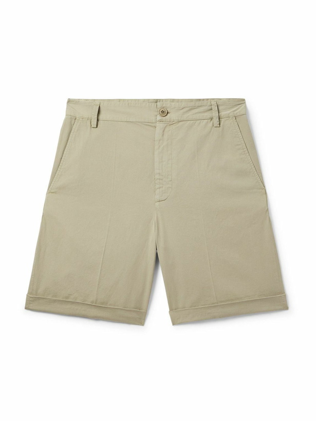 Photo: A.P.C. - Andrew Straight-Leg Cotton Shorts - Green