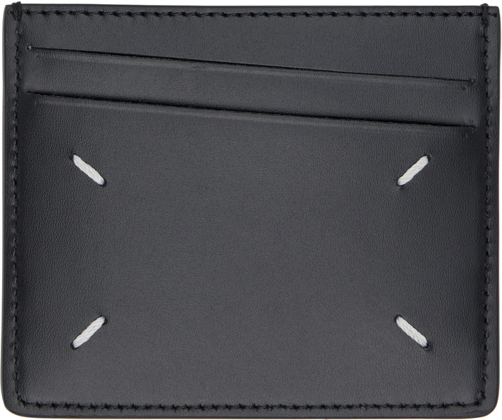 Photo: Maison Margiela Black Leather Card Holder