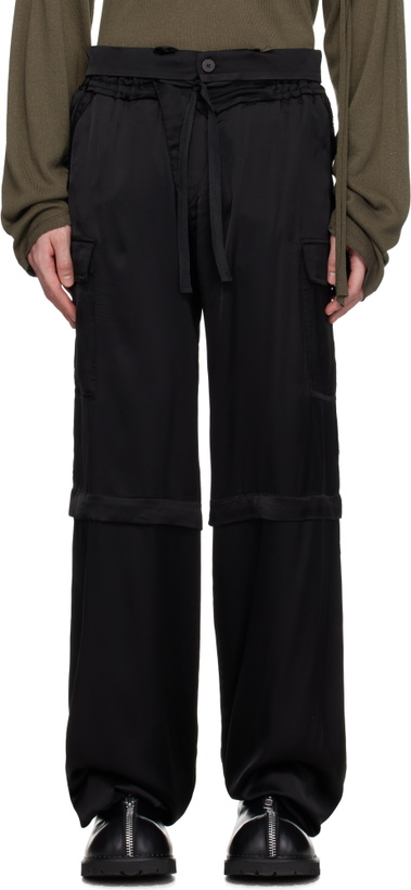 Photo: Ottolinger Black Baggy Cargo Pants