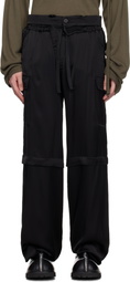 Ottolinger Black Baggy Cargo Pants