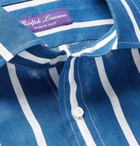 Ralph Lauren Purple Label - Striped Linen Shirt - Blue