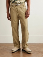 Nike - ACG Straight-Leg Belted Logo-Embroidered Shell Trousers - Neutrals