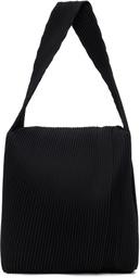 HOMME PLISSÉ ISSEY MIYAKE Black Rounded Square Tote