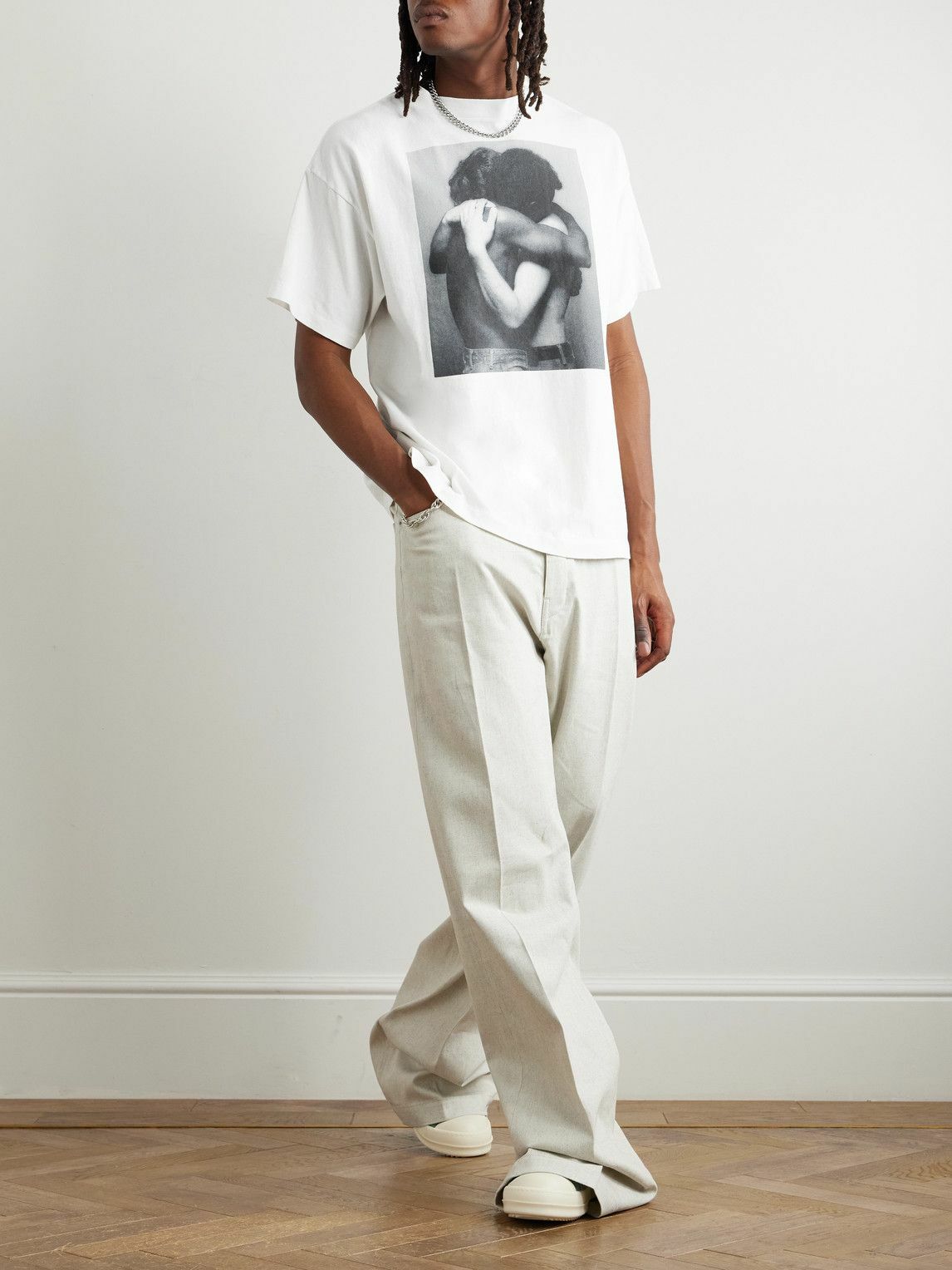 SAINT MXXXXXX - Robert Mapplethorpe Printed Cotton-Jersey T-Shirt