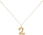 BRENT NEALE Gold Bubble Number 2 Necklace