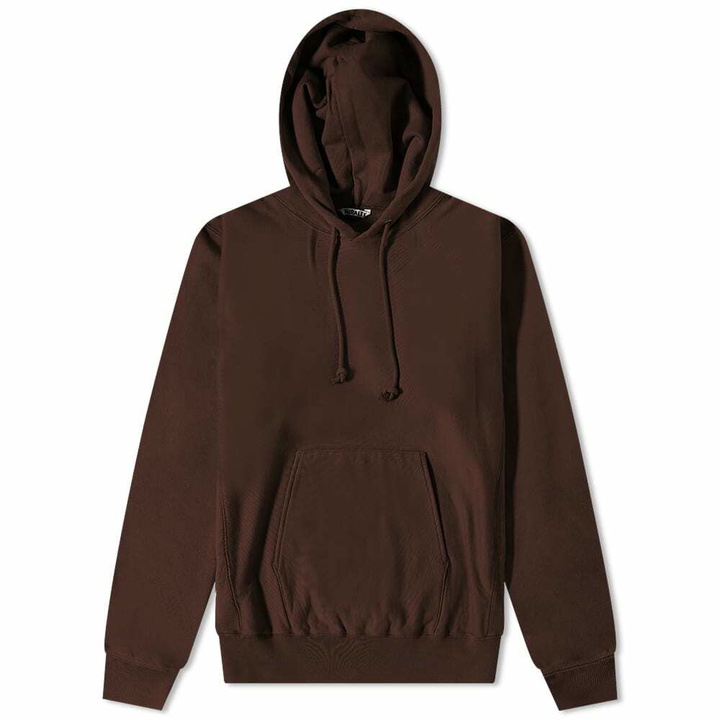 Photo: Auralee Men's Popover Hoody in Dark Brown